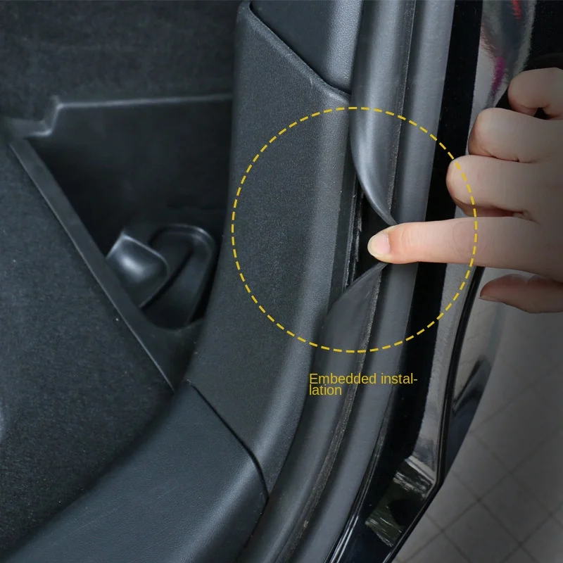 Tesmars for Tesla Model Y Threshold Strip, Protective Covers on Both Sides of Boot Guard Car Interior Decoration Accessories
Tesmars for Tesla Model Y Threshold Strip, Protective Covers on Both Sides of Boot Guard Car Interior Decoration Accessories