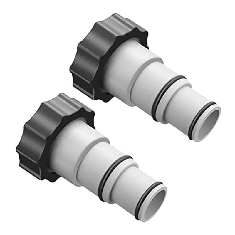 New-2 Pcs Replacement Hose Adapter With Collar For Threaded Connection Pumps,1.5 Inch To 1.25 Inch Hose Adapter,For Intex
New-2 Pcs Replacement Hose Adapter With Collar For Threaded Connection Pumps,1.5 Inch To 1.25 Inch Hose Adapter,For Intex