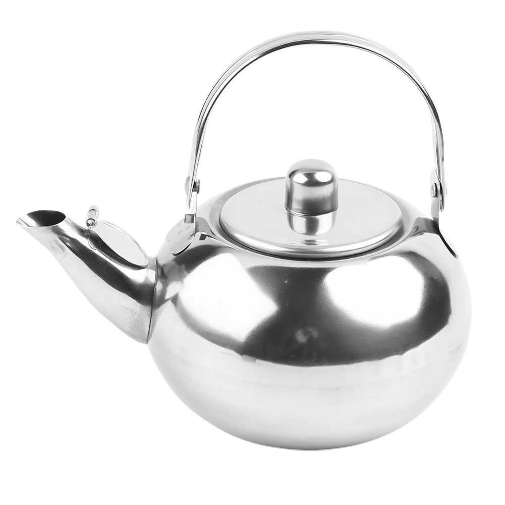 1pc 1/1.5/2 /2.5L Kettle Stainless Steel Teapot With Strainer Coffee Maker Tea Pot Household Kitchen Cooking Tool
1pc 1/1.5/2 /2.5L Kettle Stainless Steel Teapot With Strainer Coffee Maker Tea Pot Household Kitchen Cooking Tool