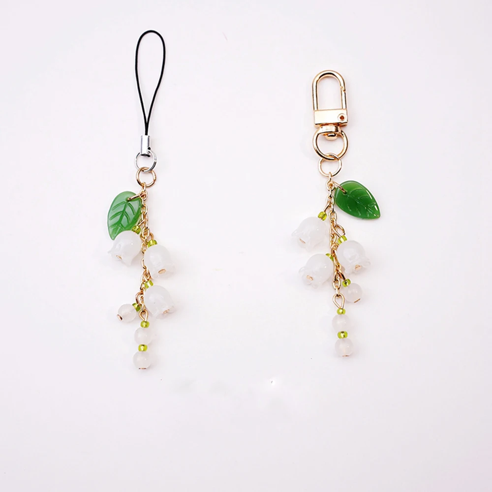 Lily of the Valley Phone Lanyard Keychain Women's Elegant Bags Charm Hanging Decoration Gift for Mom Carabiner for Keys
Lily of the Valley Phone Lanyard Keychain Women's Elegant Bags Charm Hanging Decoration Gift for Mom Carabiner for Keys