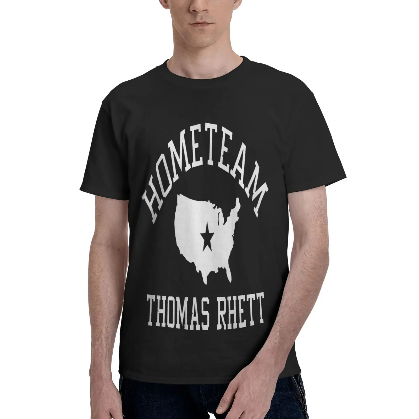 Футболка Мужская/женская с принтом Томаса Ретта, официальная аниме одежда для команды Hometeam America 
Футболка Мужская/женская с принтом Томаса Ретта, официальная аниме одежда для команды Hometeam America