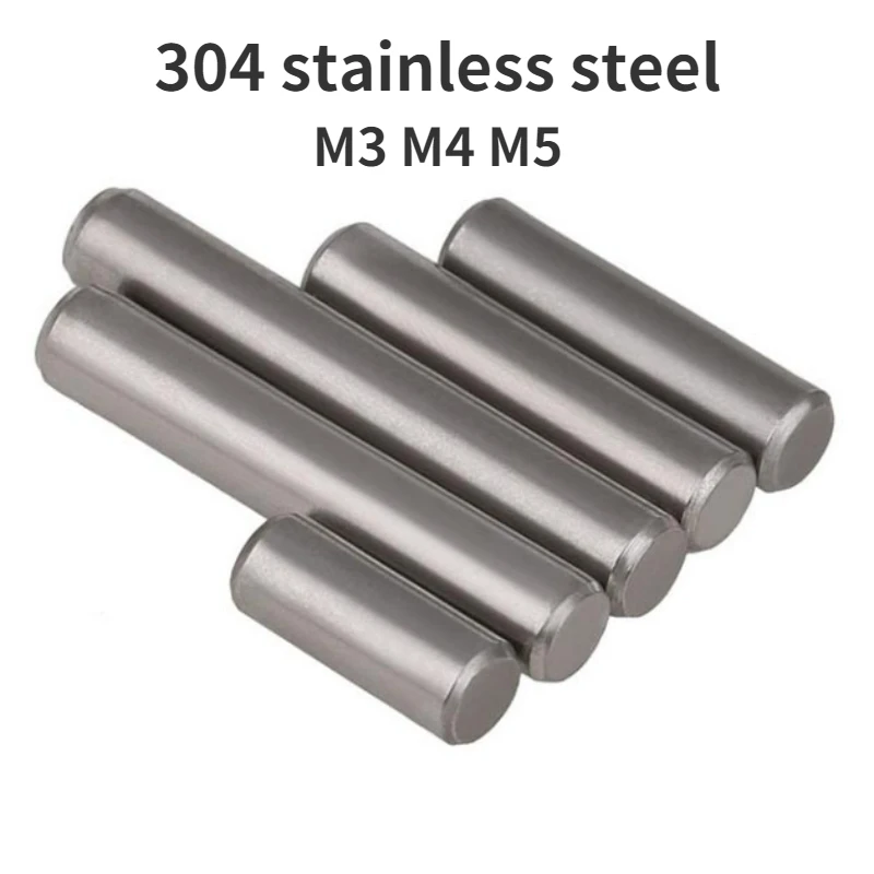 2/5/10/20Pcs 304 Stainless Steel Pin Shaft Cylindrical Pin Positioning Pin Fixed Pin Solid Pin M3 M4 M5
2/5/10/20Pcs 304 Stainless Steel Pin Shaft Cylindrical Pin Positioning Pin Fixed Pin Solid Pin M3 M4 M5