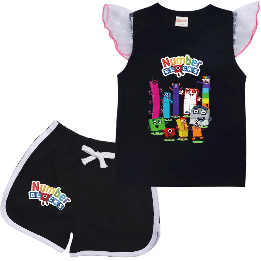 Number Blocks Kids Casual Sets Summer Spring Short Sleeve T-shirt Tops + Boys Cute Cartoon Pants Sets Girls Outfits Pyjamas
Number Blocks Kids Casual Sets Summer Spring Short Sleeve T-shirt Tops + Boys Cute Cartoon Pants Sets Girls Outfits Pyjamas