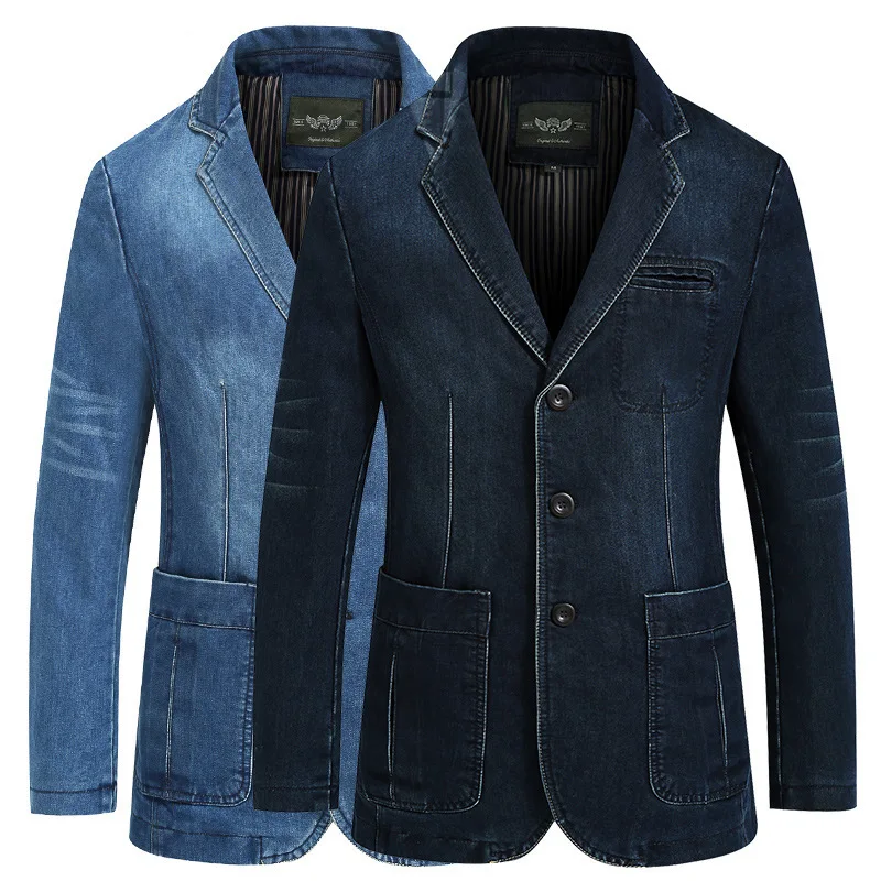 Autumn Winter 2022 Men's Casual Suits England Designer Fashion All-match Small Suits Men's Jackets Men Clothing Denim Jacket
Autumn Winter 2022 Men's Casual Suits England Designer Fashion All-match Small Suits Men's Jackets Men Clothing Denim Jacket