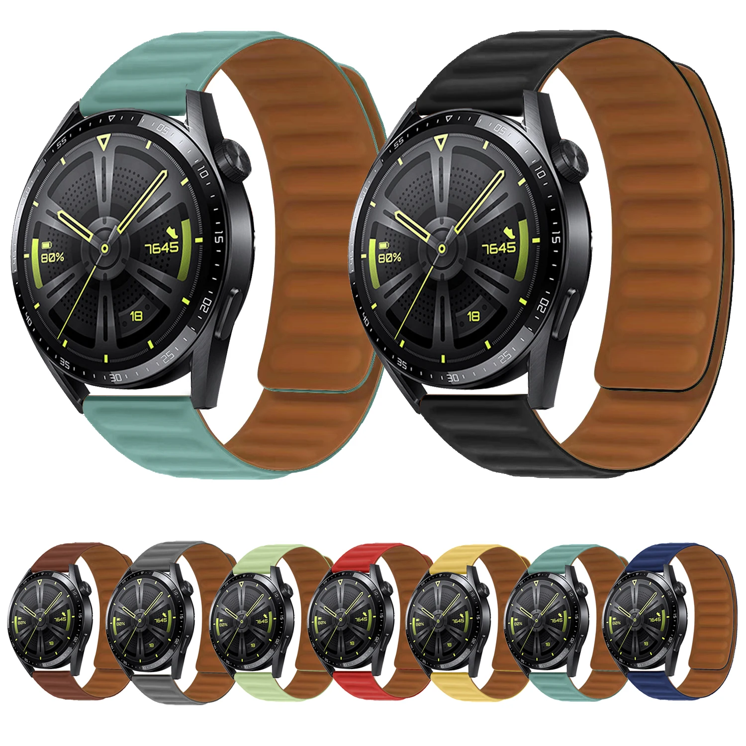 Sports Silicone Strap For HUAWEI WATCH GT 3 46mm 42mm Belt Bracelet For GT 2 Pro HONOR Magic Watch 20mm 22mm Magnetic Loop Bands
Sports Silicone Strap For HUAWEI WATCH GT 3 46mm 42mm Belt Bracelet For GT 2 Pro HONOR Magic Watch 20mm 22mm Magnetic Loop Bands