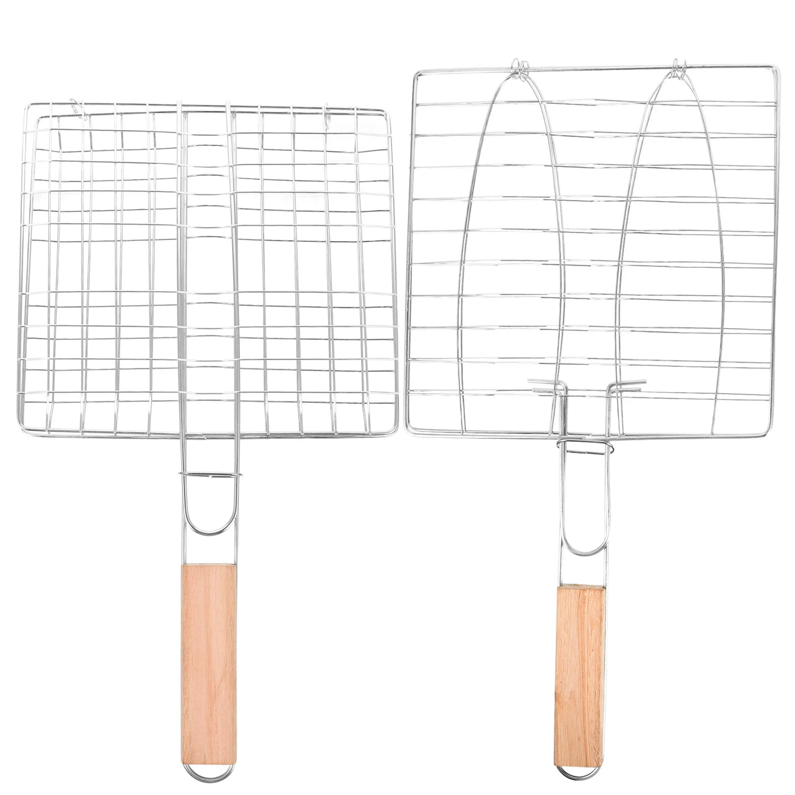 Barbecue Charcoal Grill Basket Grill Cage for Fish Fish Grilling Basket Bbq Fish Rack Meat Grilling Basket 
Barbecue Charcoal Grill Basket Grill Cage for Fish Fish Grilling Basket Bbq Fish Rack Meat Grilling Basket