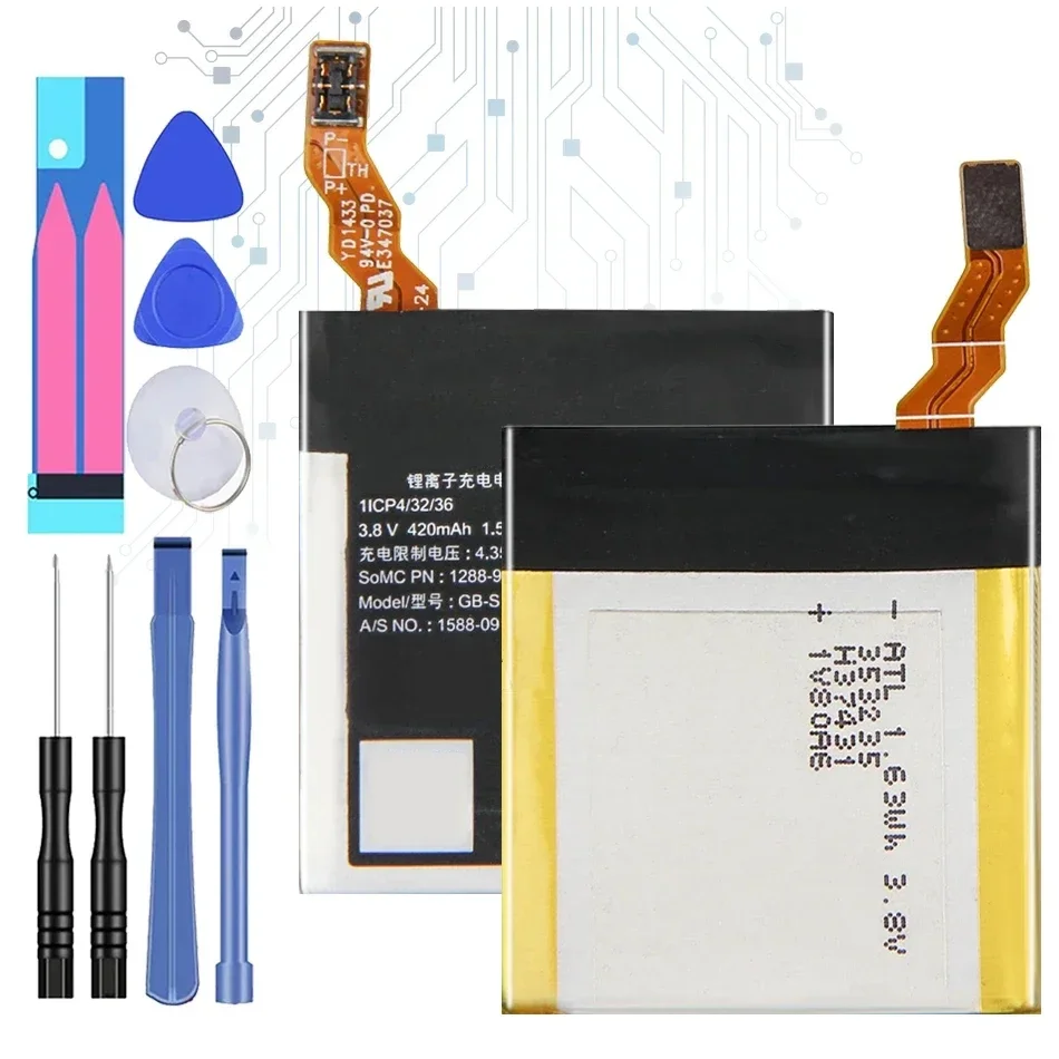 Часы 420мАч Аккумулятор GB-S10- 353235 -0100 для SONY SmartWatch 3 SW3 SWR50 3SAS
