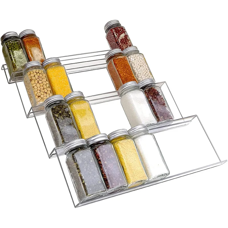 Acrylic Drawer Spice Rack Adjustable And Stackable With A Tiered Black And Transparent Design For Kitchen Organizing Spice Jars
Acrylic Drawer Spice Rack Adjustable And Stackable With A Tiered Black And Transparent Design For Kitchen Organizing Spice Jars