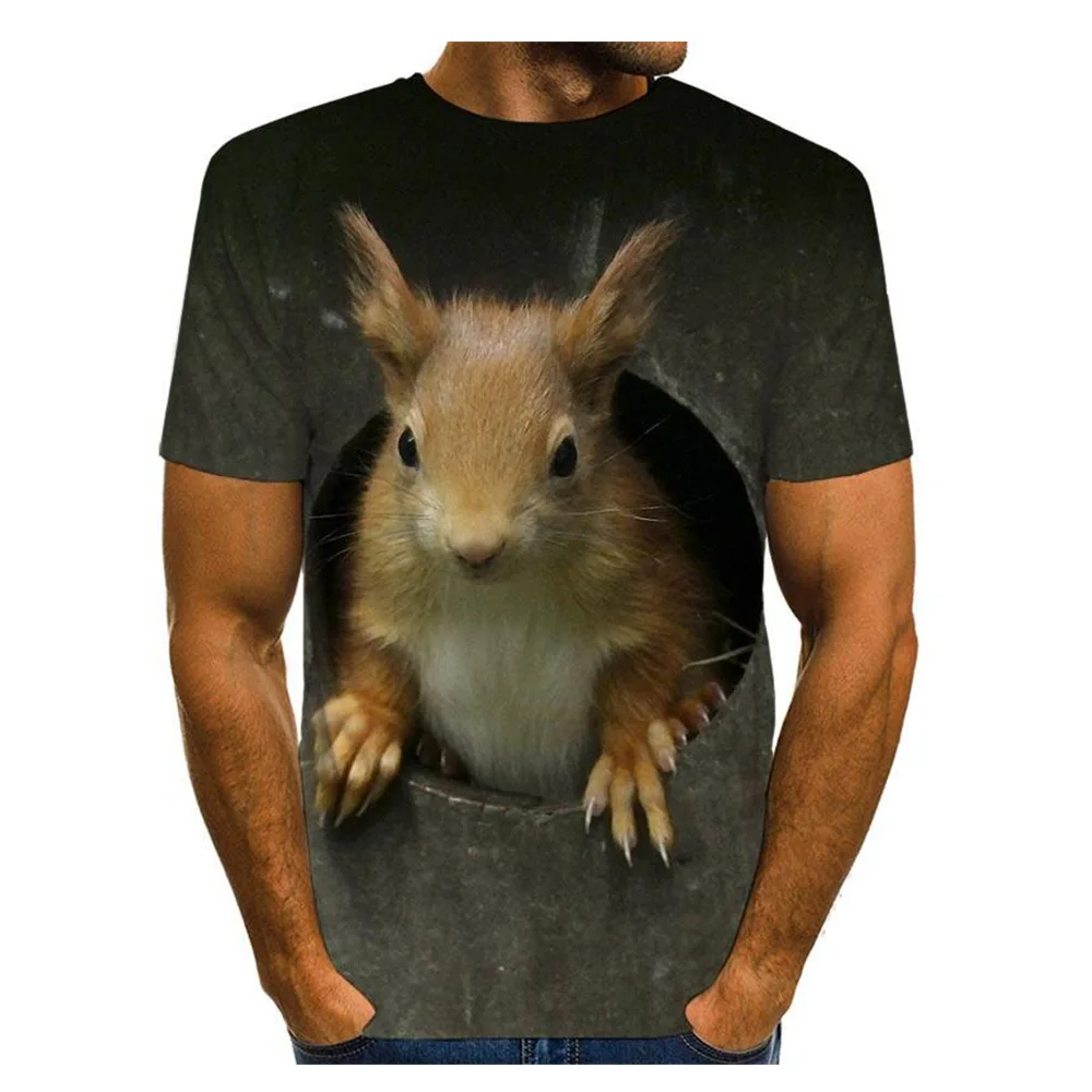 Мужская футболка с круглым вырезом, летняя футболка с 3D-принтом белки, повседневный топ с коротким рукавом для развлечений, Мужская праздве...
Мужская футболка с круглым вырезом, летняя футболка с 3D-принтом белки, повседневный топ с коротким рукавом для развлечений, Мужская праздве...