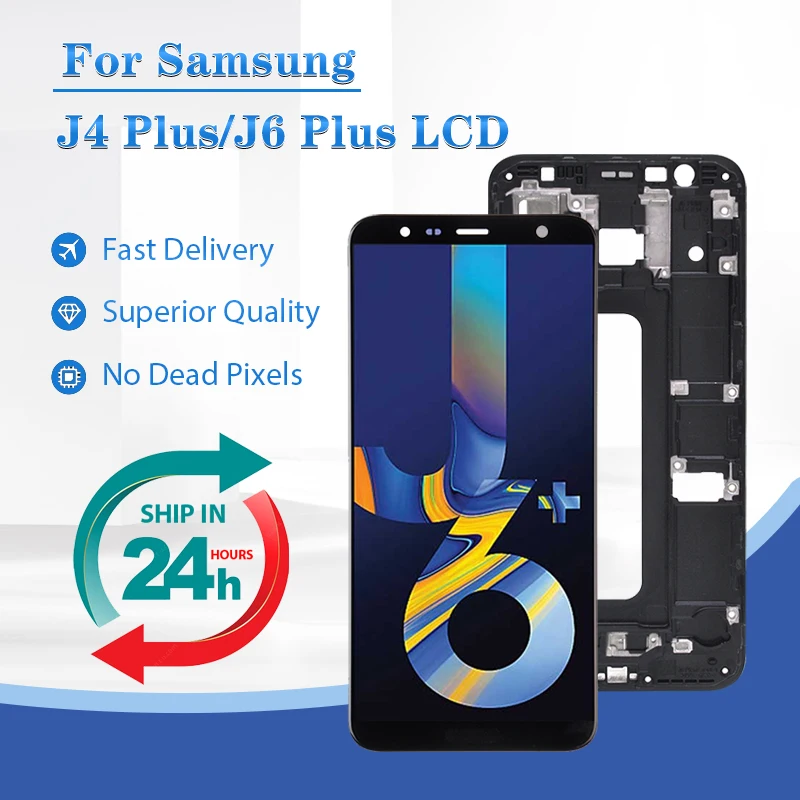 6.0 Inch For Samsung Galaxy J6 Plus Lcd J610 Screen J4 Plus Display Touch Panel Glass Digitizer Assembly J415 Brand New
6.0 Inch For Samsung Galaxy J6 Plus Lcd J610 Screen J4 Plus Display Touch Panel Glass Digitizer Assembly J415 Brand New