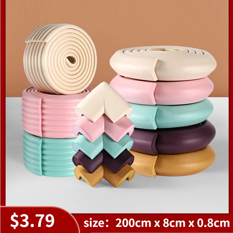 2M X 8CM 8mm Thickened Baby Protection Anti-bump Wall Stickers for Table Edges and Corners To Protect Children From Bumps Decor
2M X 8CM 8mm Thickened Baby Protection Anti-bump Wall Stickers for Table Edges and Corners To Protect Children From Bumps Decor