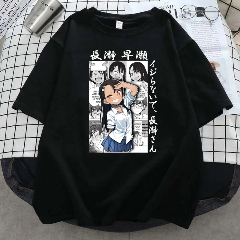 Don't Toy with Me Miss Nagatoro T-Shirt Anime Cotton T Shirt Women Clothes Manga Tops Tees Harajuku Kawaii Graphic T Shirts
Don't Toy with Me Miss Nagatoro T-Shirt Anime Cotton T Shirt Women Clothes Manga Tops Tees Harajuku Kawaii Graphic T Shirts