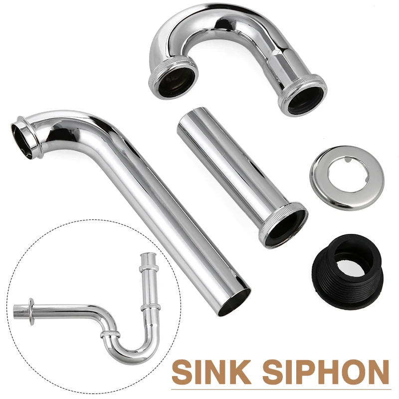 High Quality Sink Drain Tube Siphon Stainless Steel Chrome Bathroom Kitchen Basin Sink Siphon Deodorant Water Pipe Drainage 1Pcs
High Quality Sink Drain Tube Siphon Stainless Steel Chrome Bathroom Kitchen Basin Sink Siphon Deodorant Water Pipe Drainage 1Pcs