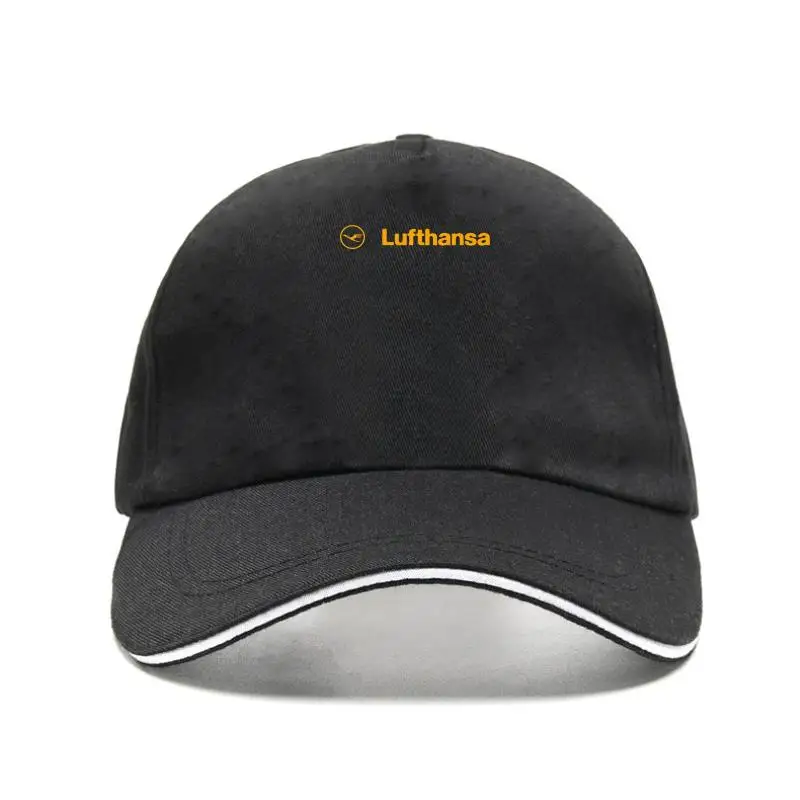 

Lufthansa Airlin New Men's Black Baseball Cap Cotton 100%