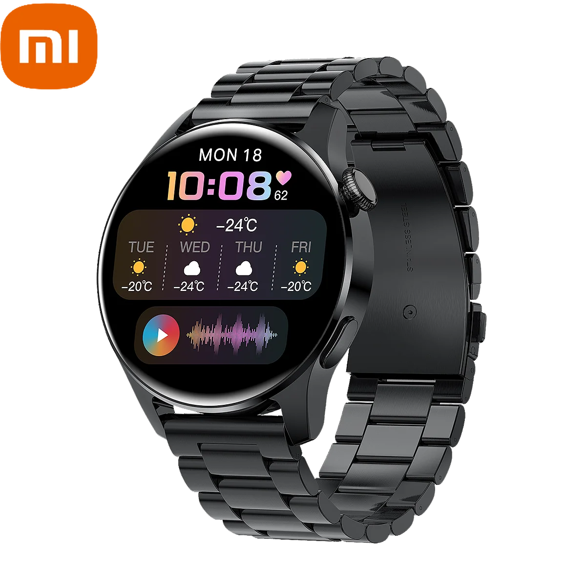 Xiaomi For HUAWEI Smart Watch Men Waterproof Sport Fitness Tracker Watches Man Bluetooth Call Smartwatch For Android IOS+Box
Xiaomi For HUAWEI Smart Watch Men Waterproof Sport Fitness Tracker Watches Man Bluetooth Call Smartwatch For Android IOS+Box
