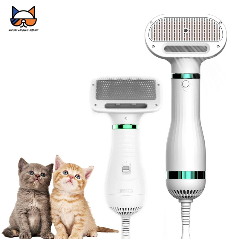 MEOWS 2in1 Pet Hair Dryer Brusher Portable Dog Cat Grooming Blower Comb Flea Removal Adjustable Speed Quiet Replaceable Slicker
MEOWS 2in1 Pet Hair Dryer Brusher Portable Dog Cat Grooming Blower Comb Flea Removal Adjustable Speed Quiet Replaceable Slicker