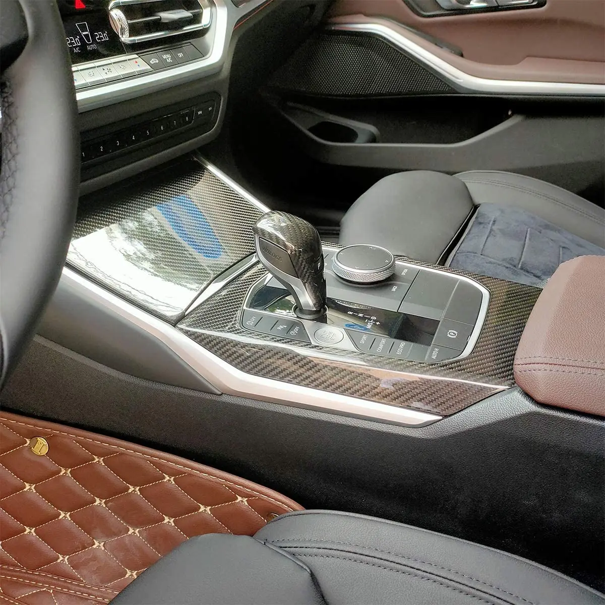 Left Drive 5 pc/Set Carbon Fiber Car Center Console Decoration Panel Cover Trim for BMW 3 Series G20 G28 2019 2020
Left Drive 5 pc/Set Carbon Fiber Car Center Console Decoration Panel Cover Trim for BMW 3 Series G20 G28 2019 2020