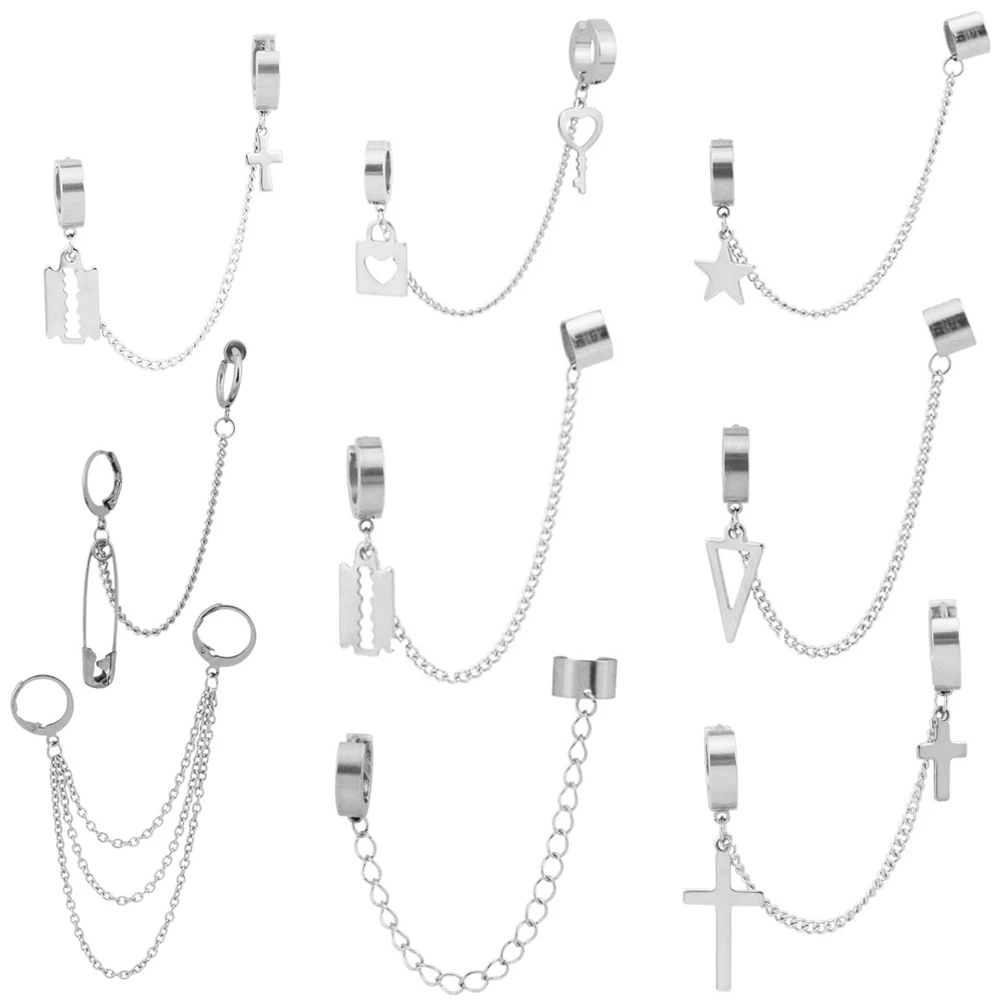 Цепочка для ключей из нержавеющей стали с подвеской в виде звезды
Цепочка для ключей из нержавеющей стали с подвеской в виде звезды