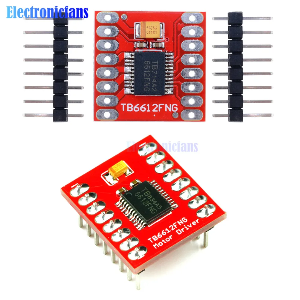 TB6612FNG Dual DC Stepper Motor Control Drive Expansion Shield Board Microcontroller Motor Drive Module with Row Pins
TB6612FNG Dual DC Stepper Motor Control Drive Expansion Shield Board Microcontroller Motor Drive Module with Row Pins