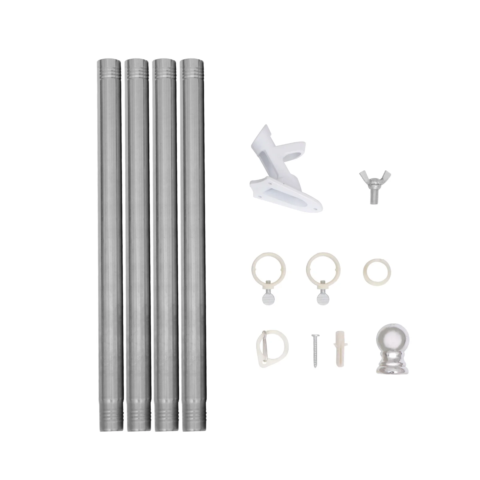 1 Set Flag Pole Kit And Flagpole Mounting Base Flag Pole With Bracket Professional Outdoor Flagpole Kit Garden Decoration
1 Set Flag Pole Kit And Flagpole Mounting Base Flag Pole With Bracket Professional Outdoor Flagpole Kit Garden Decoration