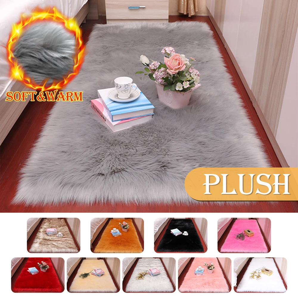 Soft Sheepskin Plush Carpet Imitation Bedside Mat Bedroom decoration Sofa Cushion White Plush Rugs Red Living Room Fur Carpet
Soft Sheepskin Plush Carpet Imitation Bedside Mat Bedroom decoration Sofa Cushion White Plush Rugs Red Living Room Fur Carpet