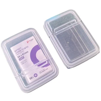 INS Transparent Plastic Storage Box 3 Inch Photocards Small Card Storage Box Desk Organizer Box Classification Box Stationery