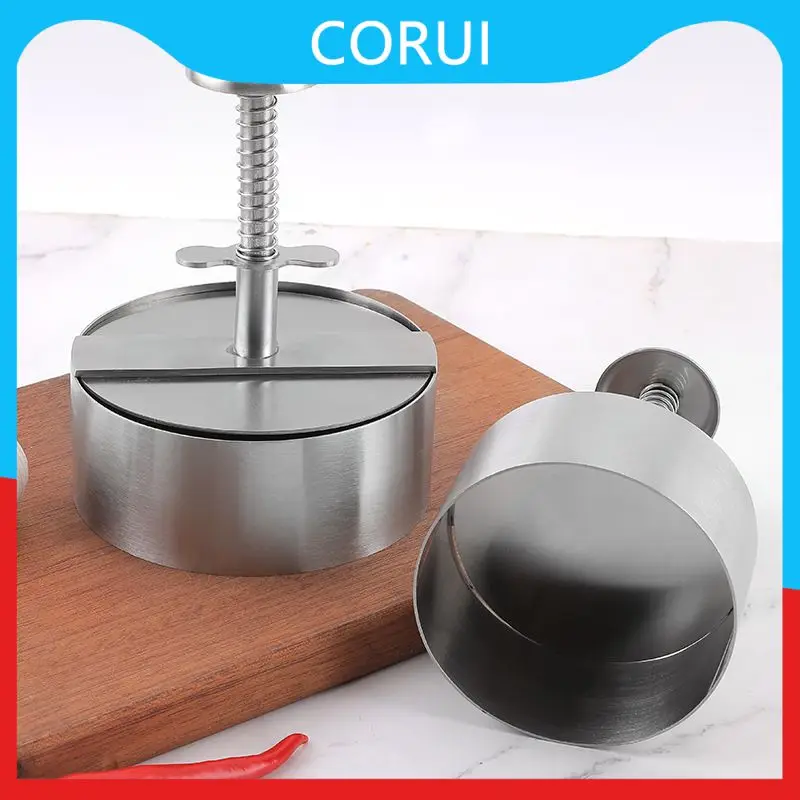 304 Stainless Steel Multifunctional Press Mold Non-stick Meat Cake Press Adjusted Round Rice Mold For Grill Griddle Meat Tool
304 Stainless Steel Multifunctional Press Mold Non-stick Meat Cake Press Adjusted Round Rice Mold For Grill Griddle Meat Tool