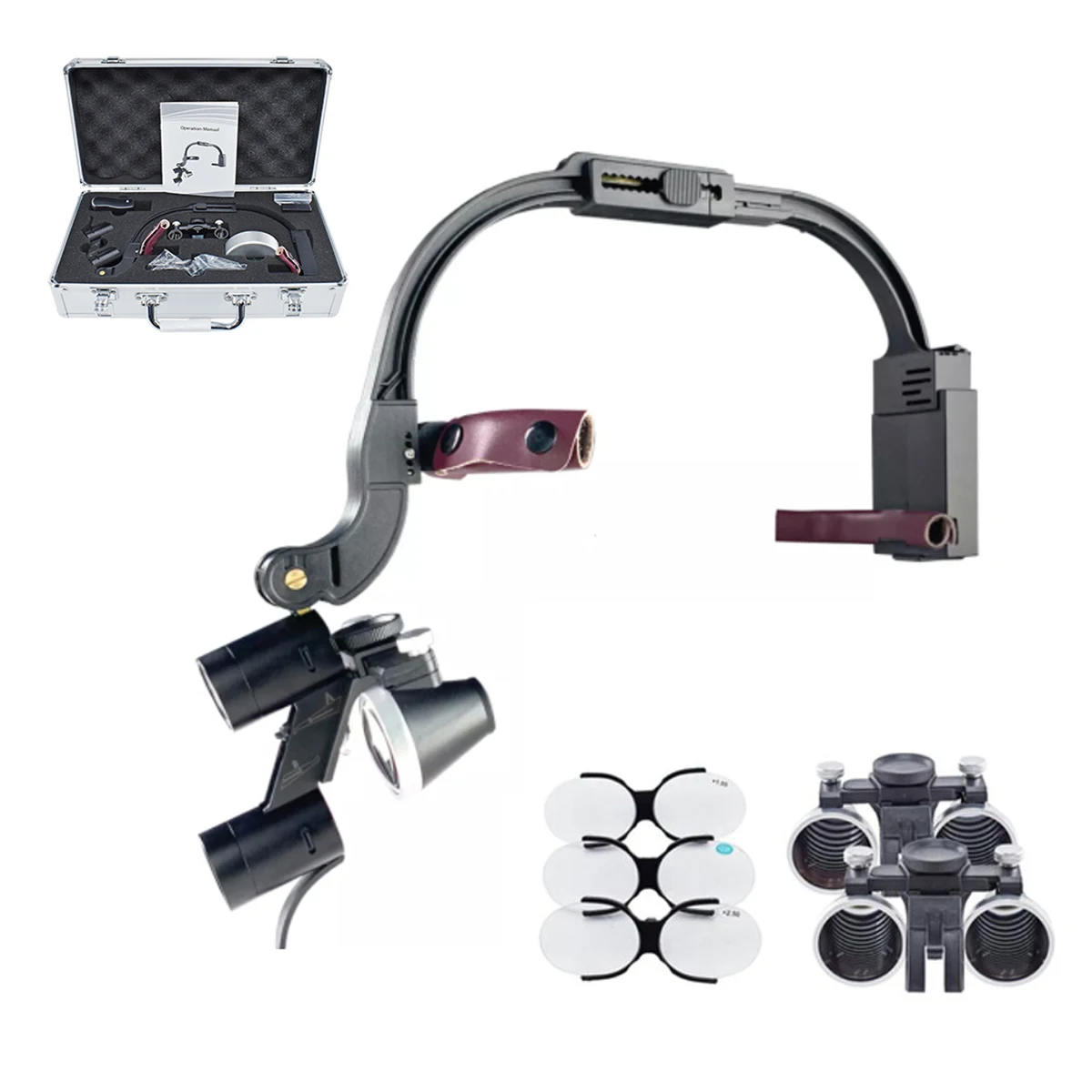 5W Dental LED Head Light Lamp 2.5X+3.5X Dentisit Surgical Magnification Binocular Loupe Surgical Headlight Lab Equipment
5W Dental LED Head Light Lamp 2.5X+3.5X Dentisit Surgical Magnification Binocular Loupe Surgical Headlight Lab Equipment
