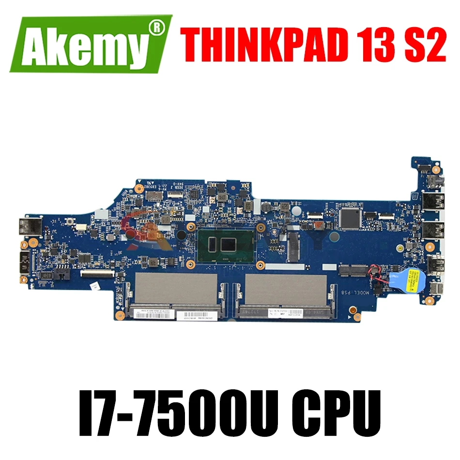 For Lenovo ThinkPad 13 S2 Laptop motherboard DA0PS8MB8G0 With CPU I7-7500U DDR4 Integrated motherboard 100% Fully Tested
For Lenovo ThinkPad 13 S2 Laptop motherboard DA0PS8MB8G0 With CPU I7-7500U DDR4 Integrated motherboard 100% Fully Tested