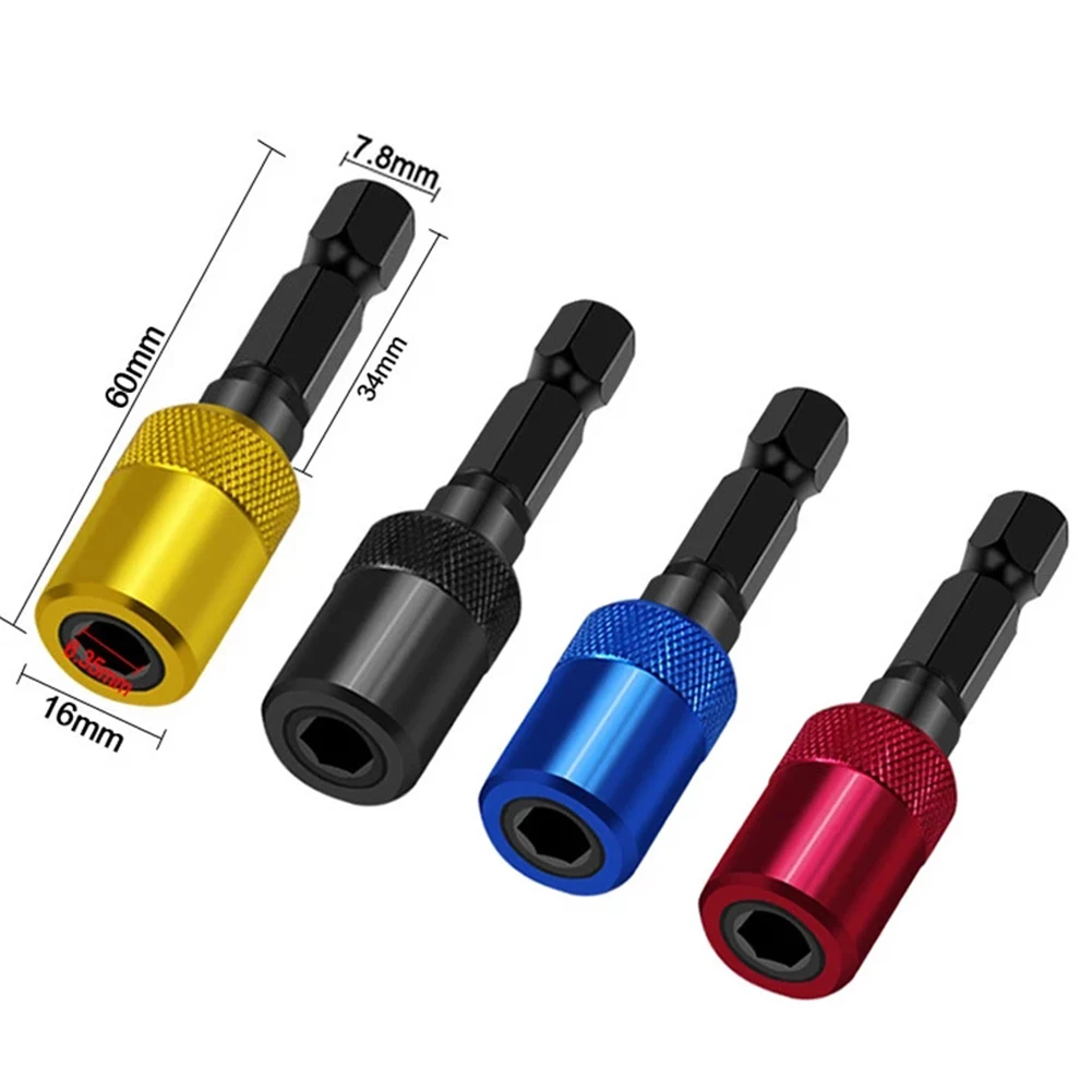 1/4" Hex Shank Magnetic Screwdriver Bit Holder Extension Rod Quick Release 60mm For Electric Screwdrivers
1/4" Hex Shank Magnetic Screwdriver Bit Holder Extension Rod Quick Release 60mm For Electric Screwdrivers