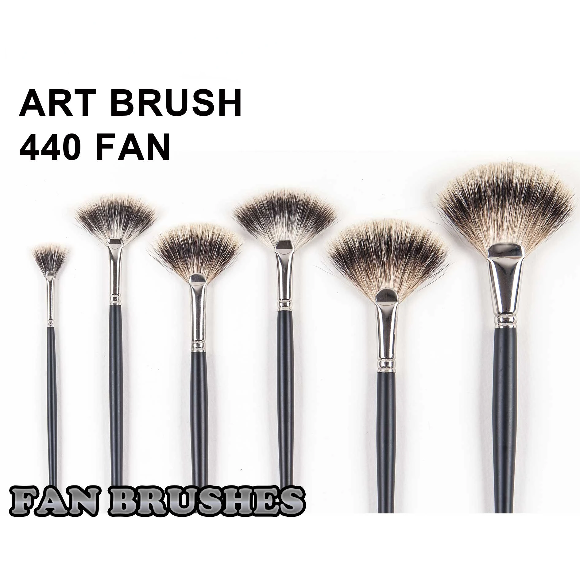 High-Grade 440FAN 1PC Wooden Handle Anti-Drop Badger Hair Acrylic Oil Paint Brush Multi-Purpose Art Tool Supplies
High-Grade 440FAN 1PC Wooden Handle Anti-Drop Badger Hair Acrylic Oil Paint Brush Multi-Purpose Art Tool Supplies