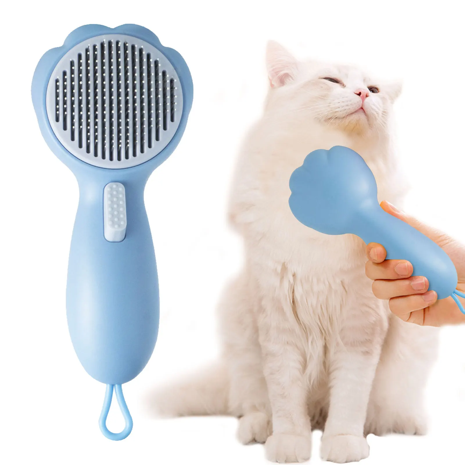 Cat Brush Pet Comb Self Cleaning Slicker Brush Remove Hair Grooming Brush Pet Dematting Comb Beauty Slicker Dog Comb
Cat Brush Pet Comb Self Cleaning Slicker Brush Remove Hair Grooming Brush Pet Dematting Comb Beauty Slicker Dog Comb