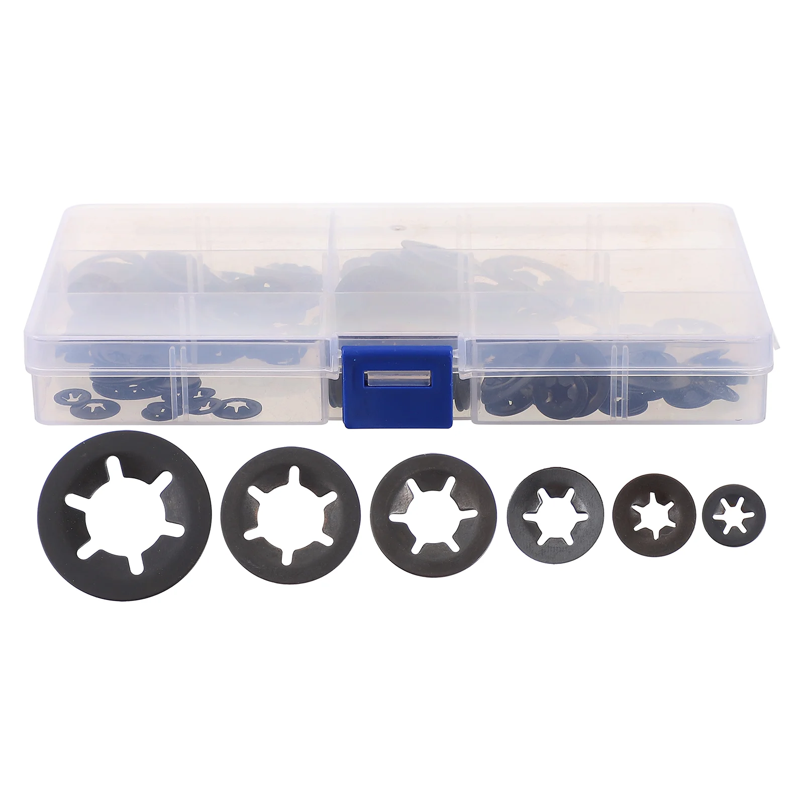 340pcs Washer Assortment Kit Push On Starlock Quick Washer Speeds Clips for Device
340pcs Washer Assortment Kit Push On Starlock Quick Washer Speeds Clips for Device