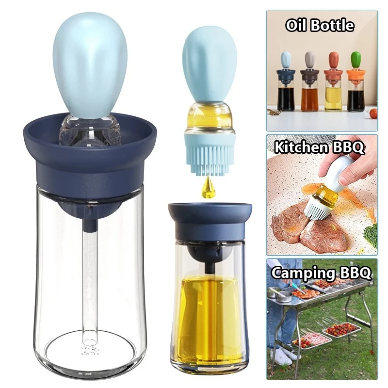 Kitchen Silicone Oil Bottle Baking Barbecue Grill Oil Brush Dispenser Pastry Steak Oil Brushes Kitchen Baking BBQ Tool
Kitchen Silicone Oil Bottle Baking Barbecue Grill Oil Brush Dispenser Pastry Steak Oil Brushes Kitchen Baking BBQ Tool