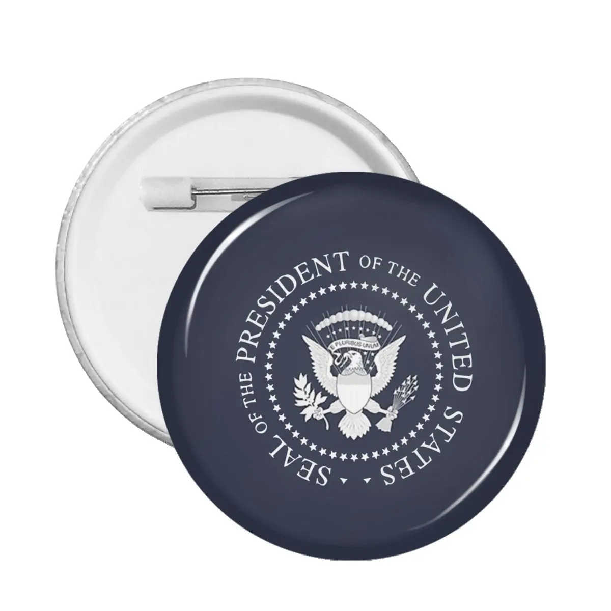 PVC Presidential Seal Soft Button Pin Cute Badge USA Trump Election Vote Lapel Pins Brooches for Clothes
PVC Presidential Seal Soft Button Pin Cute Badge USA Trump Election Vote Lapel Pins Brooches for Clothes