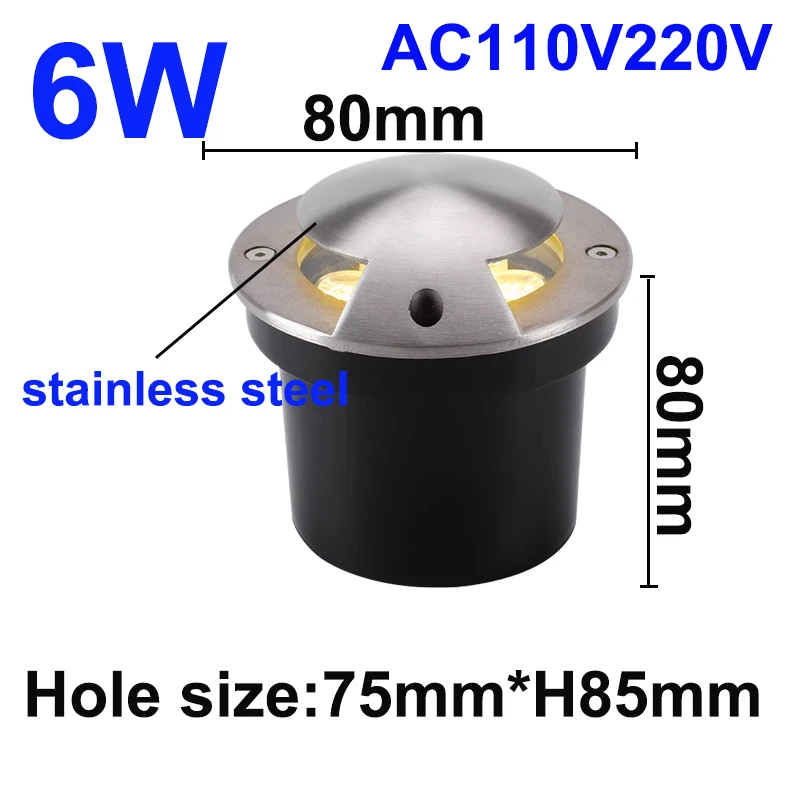 Водонепроницаемая подземная лампа, 3 Вт, 6 Вт, 12 Вт
Водонепроницаемая подземная лампа, 3 Вт, 6 Вт, 12 Вт