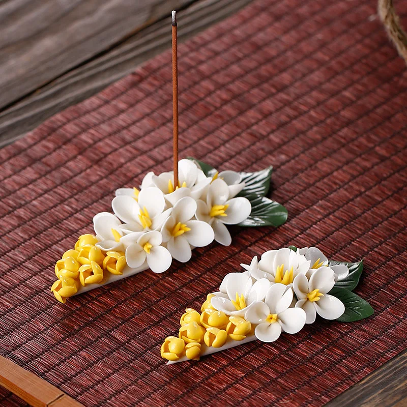 PINNY Zen Ceramic Hand-kneaded Floral Incense Stick Tea Ceremony Ornaments Home Decoration Accessories
PINNY Zen Ceramic Hand-kneaded Floral Incense Stick Tea Ceremony Ornaments Home Decoration Accessories