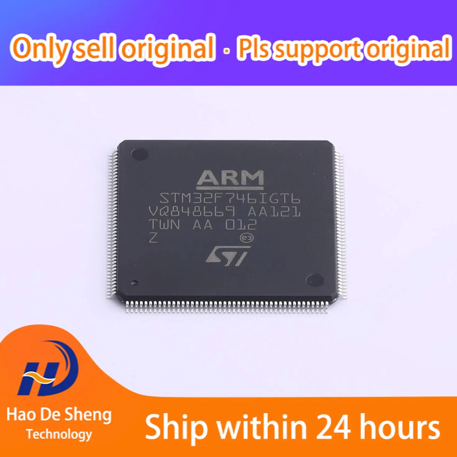 1 шт. STM32F746IGT6 LQFP-176 новая Оригинальная фотография, поставки электронных компонентов
1 шт. STM32F746IGT6 LQFP-176 новая Оригинальная фотография, поставки электронных компонентов