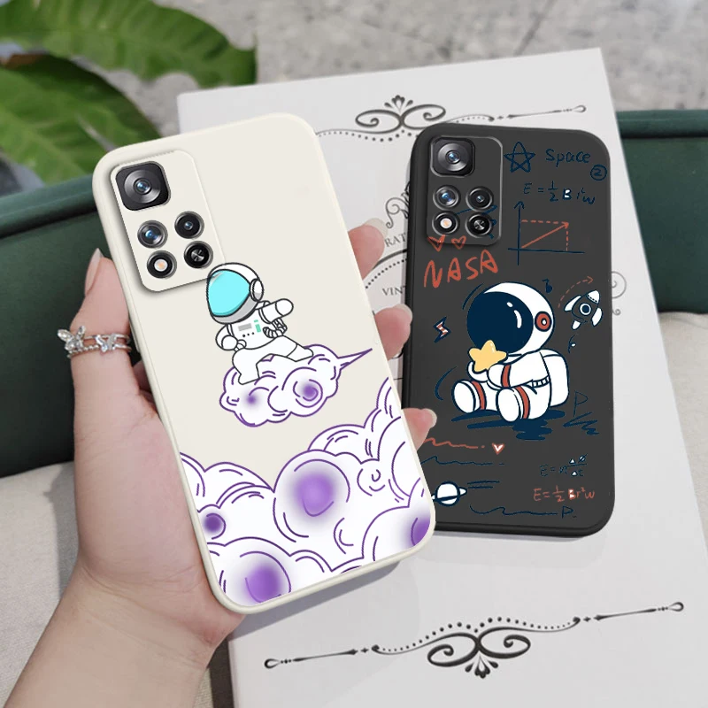 Phone Case For Xiaomi Redmi Note 11 11S 11T 10S 10 9S 9T 9 8T 8 Pro Plus 5G Astronaut Cartoon Luxury Art Liquid Rope Soft Cover
Phone Case For Xiaomi Redmi Note 11 11S 11T 10S 10 9S 9T 9 8T 8 Pro Plus 5G Astronaut Cartoon Luxury Art Liquid Rope Soft Cover