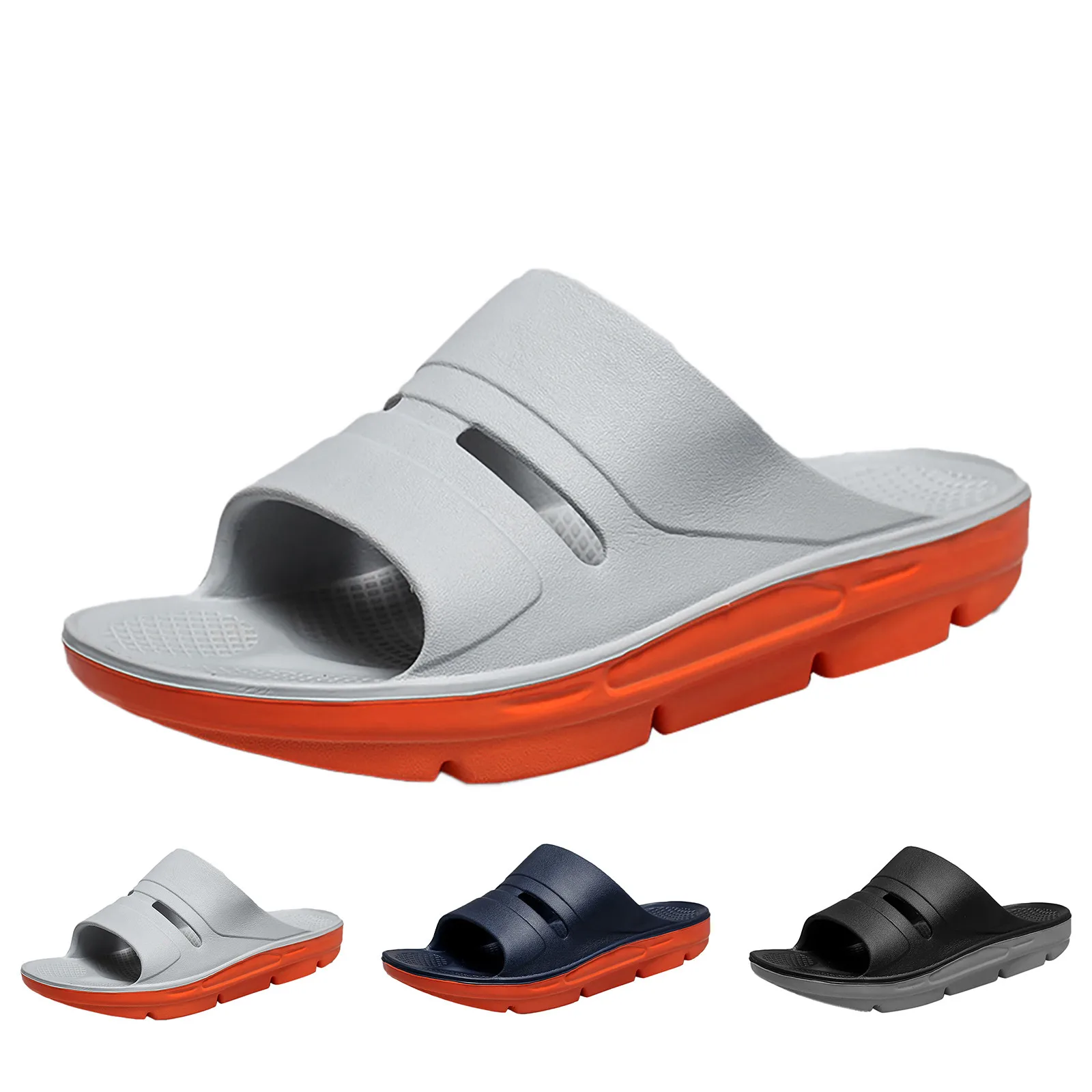 New Summer Sneaker Slippers For Women Men Thick Bottom Platform Slides Soft EVA Hollow Unisex Sports Sandals Casual Beach Shoes 
New Summer Sneaker Slippers For Women Men Thick Bottom Platform Slides Soft EVA Hollow Unisex Sports Sandals Casual Beach Shoes