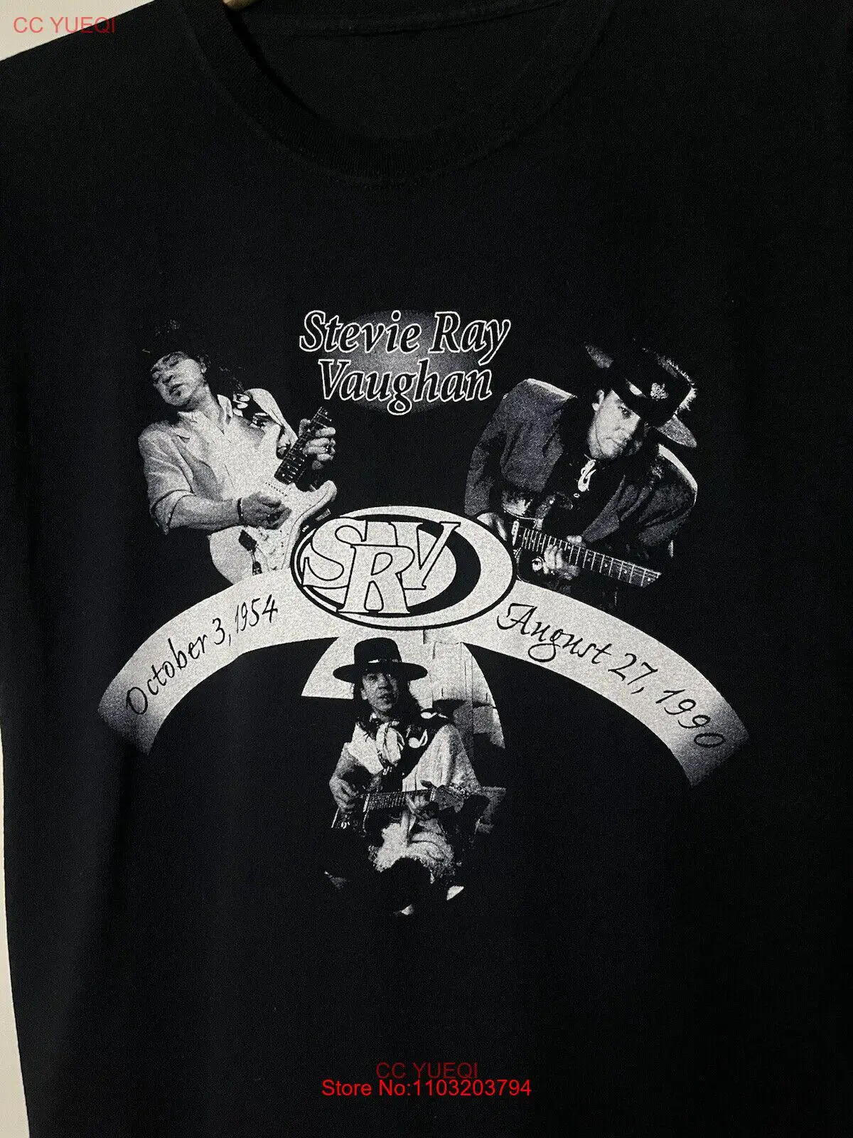 Stevie Ray Воган мемориальная футболка хлопковая Мужская все размеры S-4XL CB094