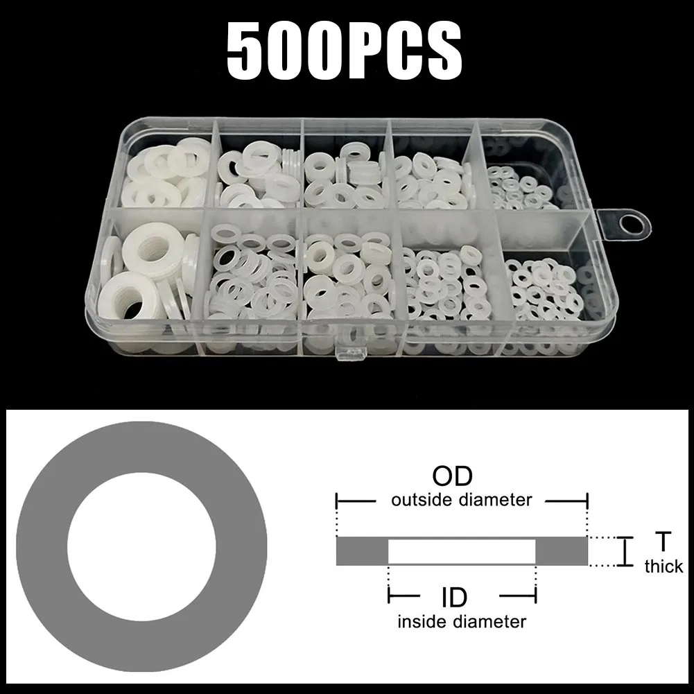 Durable Nylon Flat Washer Washer Easy To Store Easy To Use Flat Washer Assortment Kit For M2 M2.5 M3 M4 M5 M6 M8
Durable Nylon Flat Washer Washer Easy To Store Easy To Use Flat Washer Assortment Kit For M2 M2.5 M3 M4 M5 M6 M8