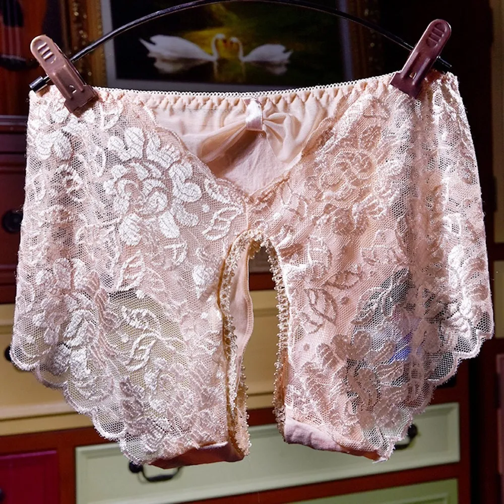 Open Crotch G Strings Women Briefs Sexy Lace Thong Erotic Lingerie Panties Crotchles T-Back Plus-size Hollow Out Underwear
Open Crotch G Strings Women Briefs Sexy Lace Thong Erotic Lingerie Panties Crotchles T-Back Plus-size Hollow Out Underwear