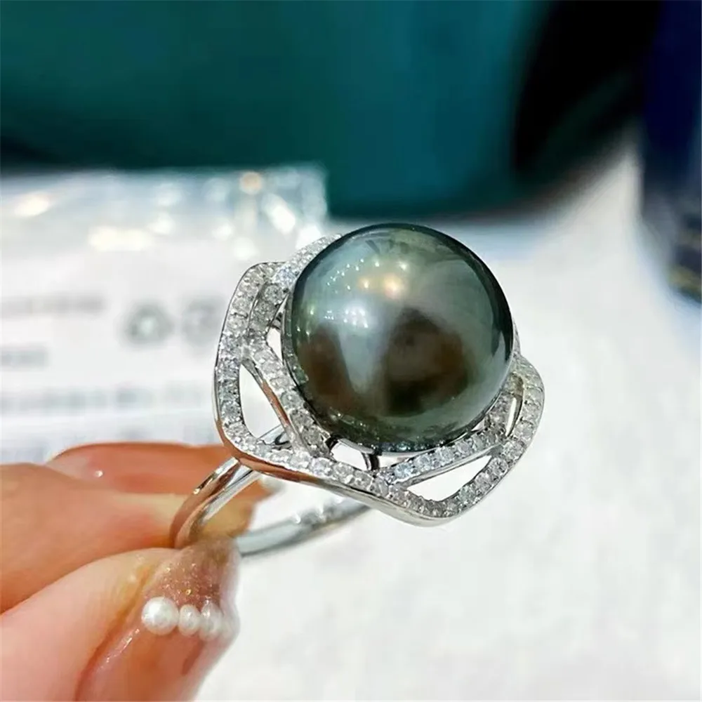 DIY pearl accessories S925 sterling silver jewelry concealer gold silver ring empty holder Fit 13-14mm bead
DIY pearl accessories S925 sterling silver jewelry concealer gold silver ring empty holder Fit 13-14mm bead