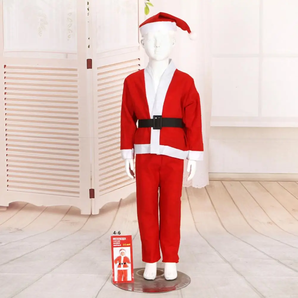Kids Christmas Costume with Hat Belt Festive Kids' Santa Claus Costume Sets with Fine Workmanship Cosplay for Christmas for Kids
Kids Christmas Costume with Hat Belt Festive Kids' Santa Claus Costume Sets with Fine Workmanship Cosplay for Christmas for Kids