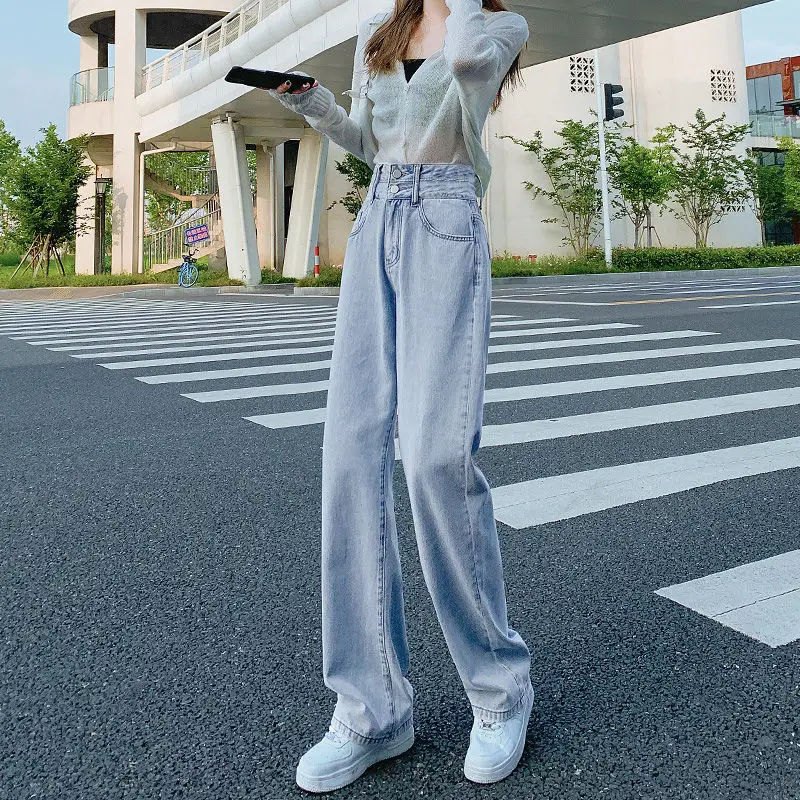 Wide Leg Jeans Baggy Jeans Denim Trousers Women Summer Clothes Dongdaemun Women's Clothing Korea Stylish Jean High Waist Woman
Wide Leg Jeans Baggy Jeans Denim Trousers Women Summer Clothes Dongdaemun Women's Clothing Korea Stylish Jean High Waist Woman