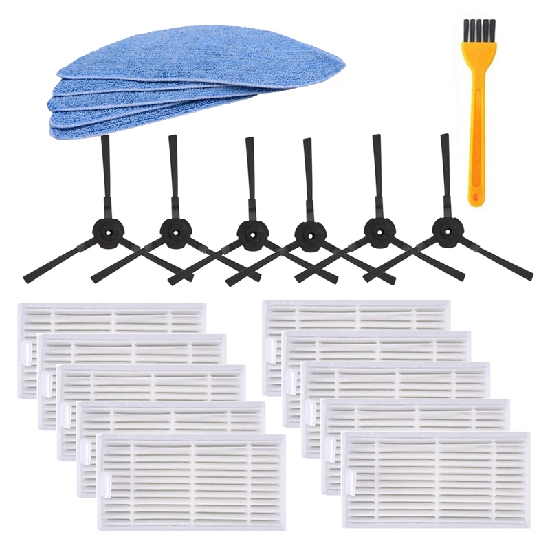 Vacuum Robot Cleaner Parts Side Brush Mop Hepa Filter for Ilife V5 V5S V3 V3S V5Pro V50 V55 X5 V5S Pro
Vacuum Robot Cleaner Parts Side Brush Mop Hepa Filter for Ilife V5 V5S V3 V3S V5Pro V50 V55 X5 V5S Pro