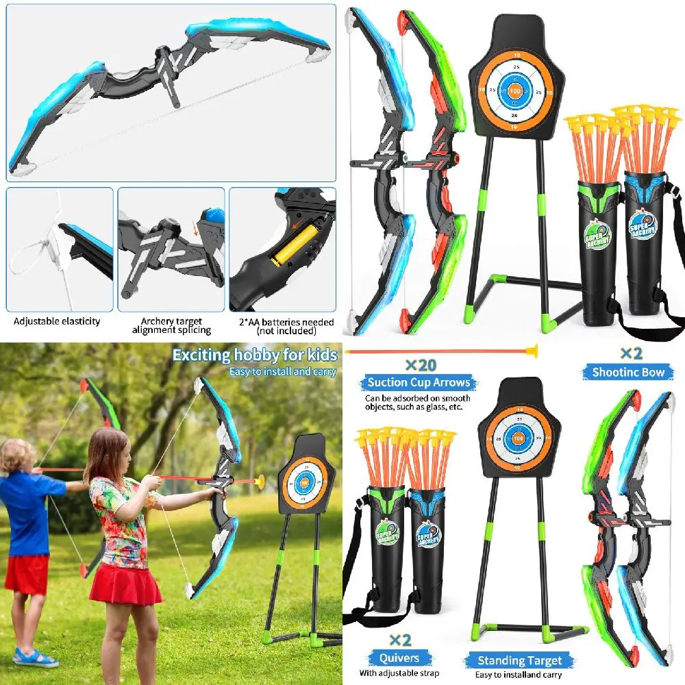 Fantastic Perfect Gifts Set of Plastic Bow & Arrow Toys for Kids Ages 3 - 12 - an Amazing Sucker Surprise!
Fantastic Perfect Gifts Set of Plastic Bow & Arrow Toys for Kids Ages 3 - 12 - an Amazing Sucker Surprise!