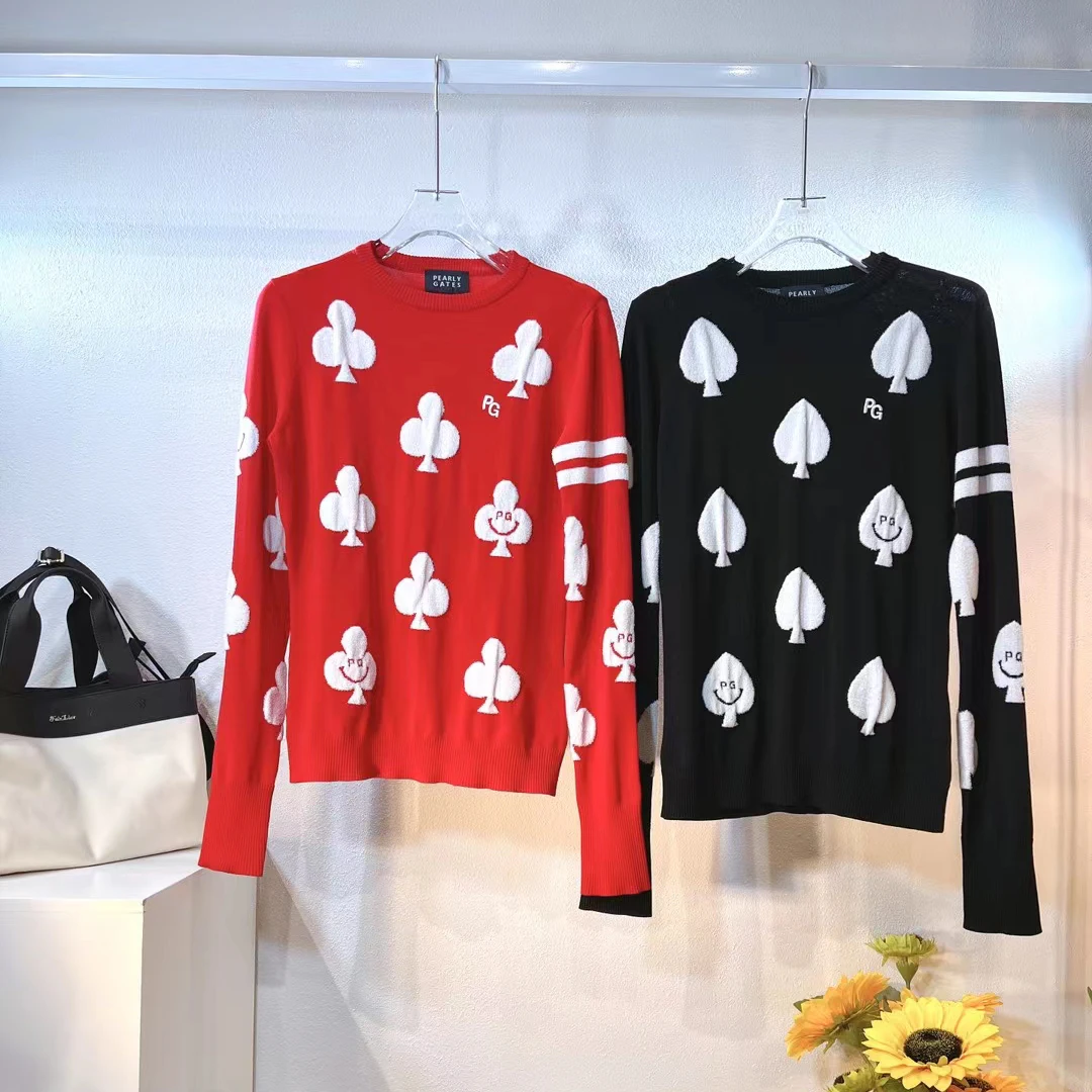 PG Women's Golf Clothing 2022 Spring/Summer Ice Sensation Knitted Long Sleeve Bottom Shirt Korean Version Slim Sunscreen Top
PG Women's Golf Clothing 2022 Spring/Summer Ice Sensation Knitted Long Sleeve Bottom Shirt Korean Version Slim Sunscreen Top
