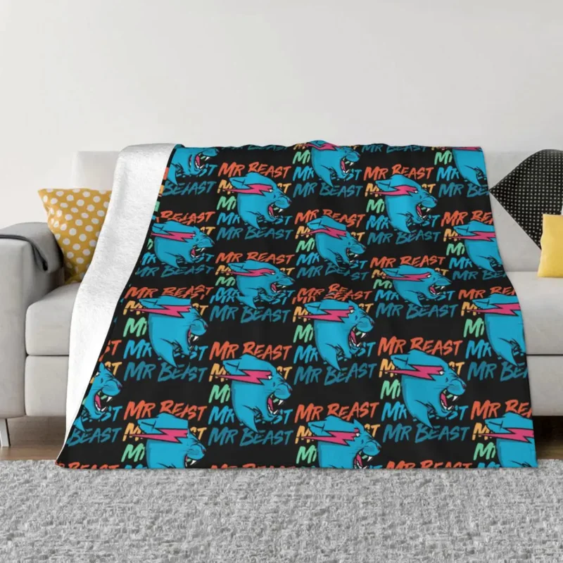 Funny Mr Beast Gaming Blankets Fleece Autumn/Winter Portable Super Warm Throw Blanket for Bed Outdoor Bedding Throws
Funny Mr Beast Gaming Blankets Fleece Autumn/Winter Portable Super Warm Throw Blanket for Bed Outdoor Bedding Throws